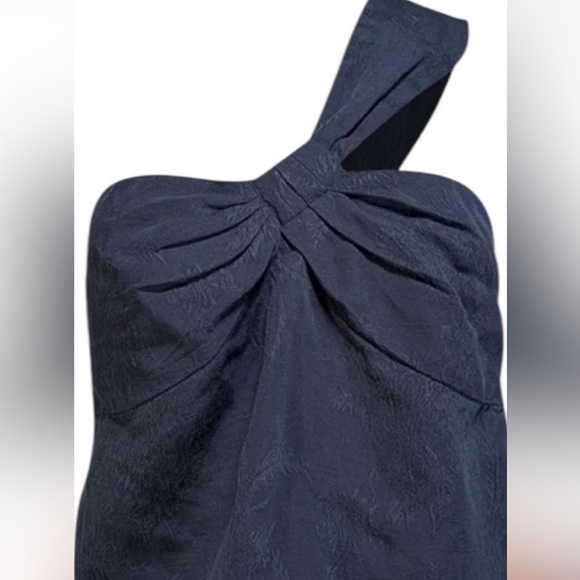 Veronica Beard Belinda Top in Ink Blue. One shoulder. Never worn. Size 6 - Picture 2 of 4